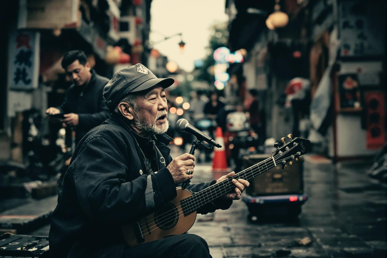 某老牌歌手的沉浮录:曾经比肩天王,如今街头卖唱
